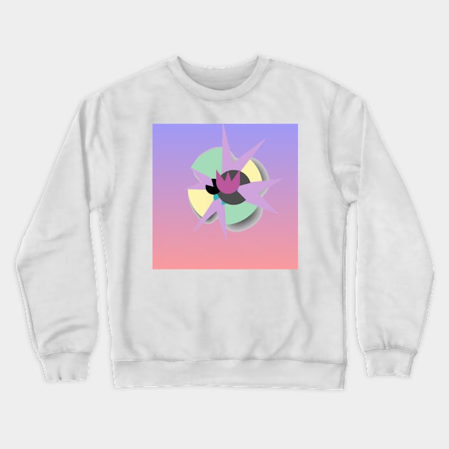 Geometric Style Crewneck Sweatshirt by IKIosifelli